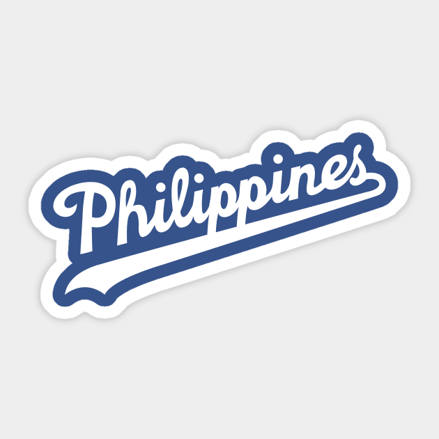 Philippines Dodgers Script Sticker by airealapparel